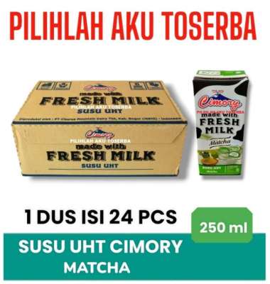 Susu CIMORY MATCHA 250 ml - (HARGA 1 DUS ISI 24)