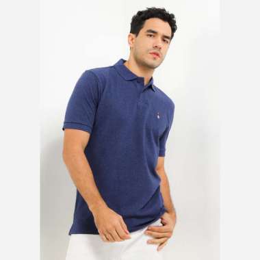 Hush Puppies Volta Polo Shirt (Misty Polo) Pria Navy XXXL