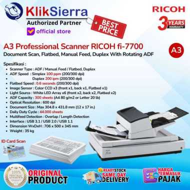 Scanner Fujitsu fi Series fi-7700 - Garansi Resmi