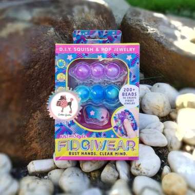 Fidgiwear Rainbow DIY Squish & Pop Jewelry Making Kit Shooting Star