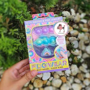 Fidgiwear Rainbow DIY Squish & Pop Jewelry Making Kit Rainbow