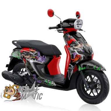 Decal Stylo 160 Full Body - Sticker full body wrap Variasi Skotlet full Honda Stilo 160 - Serigala D