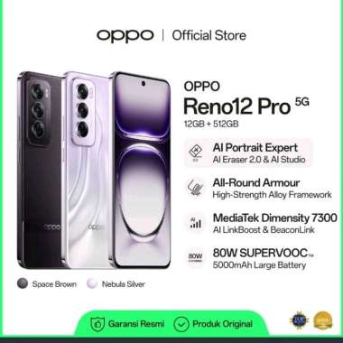 OPPO RENO 12PRO 5G (12/512) Garansi Resmi Nasional