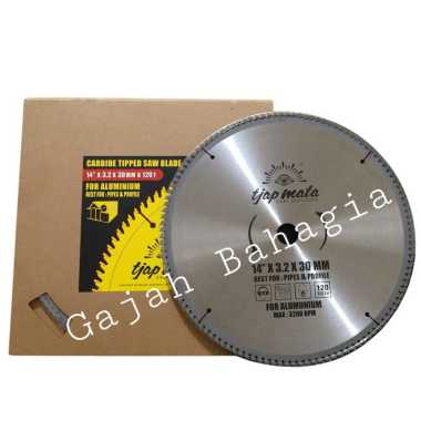 Mata potong aluminium 14 inch 120 T / Tip Saw Blade 14" Gergaji Alu