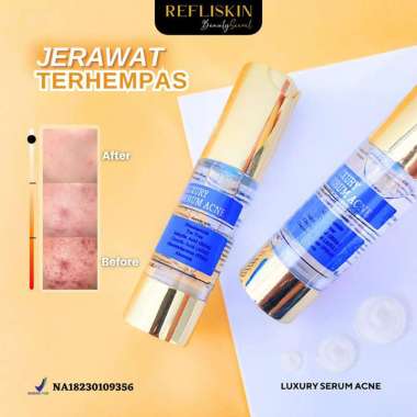 L Glow Serum Wajah Glow Up Serum untuk Mencerahkan Wajah hanya dalam 7 Hari Original Refli Skin Seru