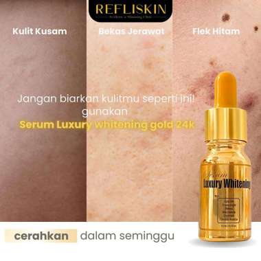 L Glow Serum Wajah Glow Up Serum untuk Mencerahkan Wajah hanya dalam 7 Hari Original Refli Skin Seru