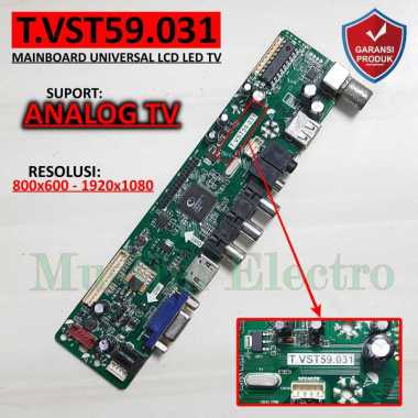 T.VST59.031 Cina Universal Lcd Led Tv ANALOG Mainboard China ALL RESOLUSI