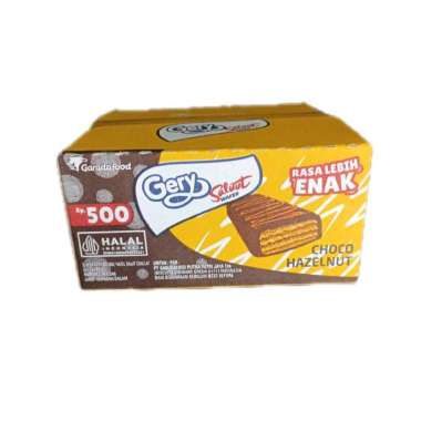 gery saluut wafer salut choco hazelnut | box isi 24 pcs