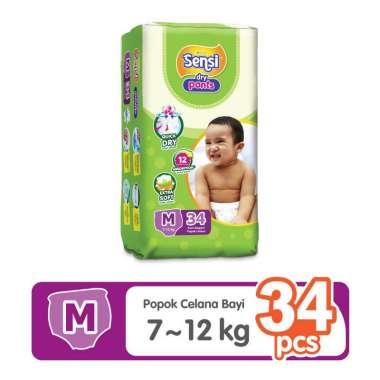Sensi Dry Pants S40 M34 L30 XL24 XXL22 Popok bayi celana pampers bayi M34
