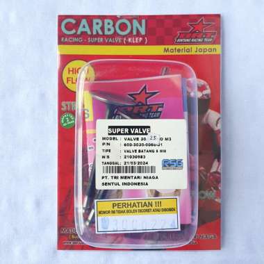 KLEP 3025 BATANG 5 MM CARBON HEAD BRT MIO M3 SOUL GT FINO XRIDE 125