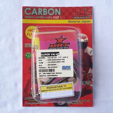 KLEP 2723 BATANG 5 MM CARBON HEAD BRT JUPITER Z 110 5TP