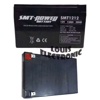 Baterai Aki Kering SMT-POWER SMT1212 12V 12AH