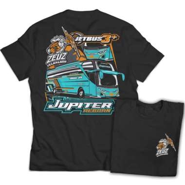 Kaos Baju BUSMANIA TUNGGAL JAYA JUPITER BUS Mania Bis Bismania SHD S Hitam