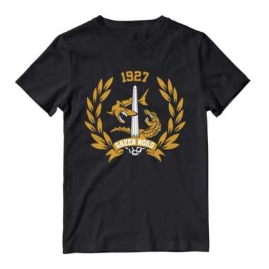 Kaos Baju Distro Bonek Green nord Surabaya polos indonesia sepak bola L Hitam