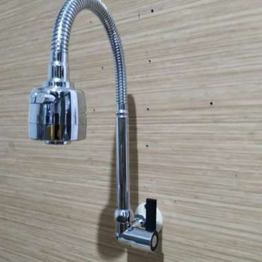 Kran cuci piring Flexible kepala besar.kran cuci piring