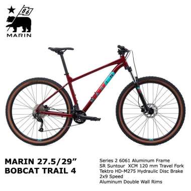 MARIN BOBCAT TRAIL 4 [27.5 / 29 INCH] SEPEDA MTB 9 SPEED