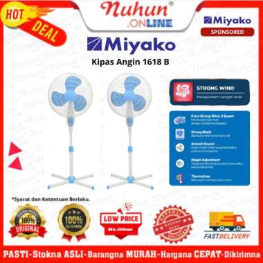 Miyako kipas angin kas 1618b berdiri