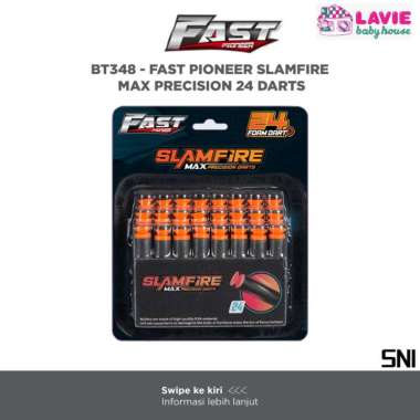 Fast Pioneer Slamfire 24 Suction Darts / Peluru Busa -Bt348