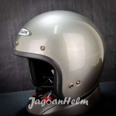 ZEUS Helm ZS385 RETRO | DARK SILVER Met. SOLID ZS-385 | ZS 385 Classic XL