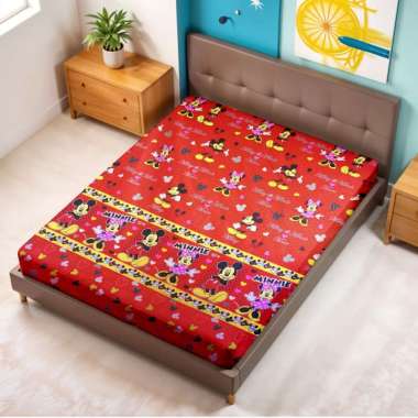 Berkah Saluyu - Sprei Motif Anak Ukuran 200x200cm Motif Karakter MickeyMouse