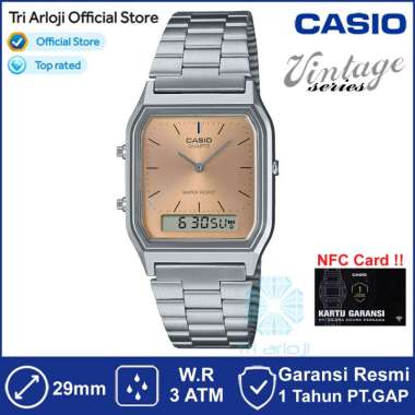 CASIO AQ-230A-4AMQYDF Jam Tangan Unisex Stanless AQ-230A-4A AQ230A