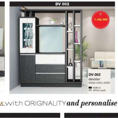 Divider Lemari Rak Sekat Ruangan Siantano DV002