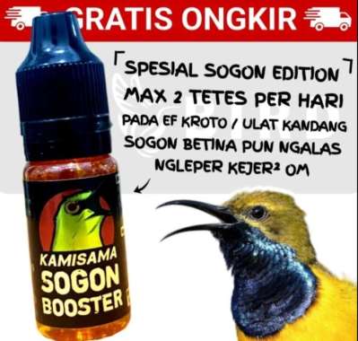 Kamisama Sogon Booster Vitamin Burung Sogon Multivitamin ATP Adenosine Triphosphate Suplemen Burung