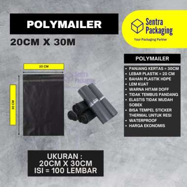 Polymailer 20x30 cm / Kantong Plastik Online Shop Olshop