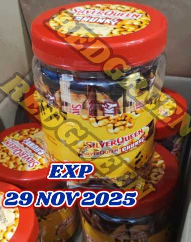 Silverqueen Chunky bar 26gr Toples isi 12pcs 1 dus silverqueen chunky toples 1 dus isi 6 toples 12pc
