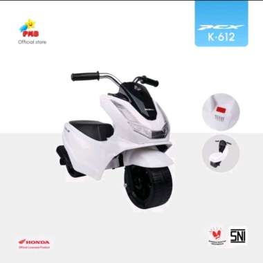 Mainan Anak Motor Tunggang Manual PMB K612 Honda PCX Push Bike K 612 Foot To Floor Putih
