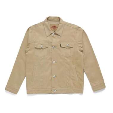 JAKET PRIA - ETERNALWORKS NAKA KHAKI TRUCKER JACKET - JAKET TRUCKER XL