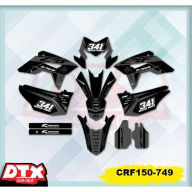 Decal crf150 full body decal crf150 decal crf150 supermoto stiker motor crf150 stiker motor keren st