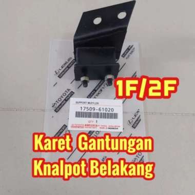Karet Gantungan Knalpot Belakang Toyota Jeep Hardtop 1F/2F 17509-61020