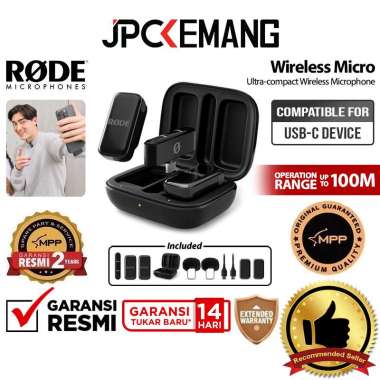 JPC KEMANG RODE WIRELESS MICRO USB-C / LIGHTNING Ultra-Compact Dual Wireless Microphone Rode Wireles