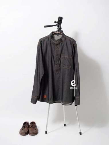 In'am Gallery | Koko Iconic by Emica Hijab | Baju Muslim Pria LONG NAVY M