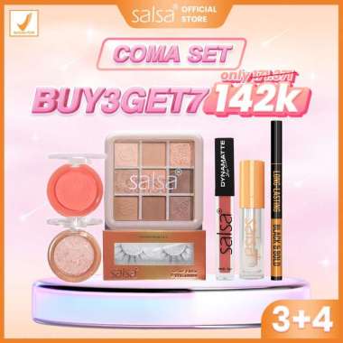 SALSA Douyin Korean Makeup Set - Galaxy Series|Lip Cream|Lip Glow Serum|Faux Fake Eyelashses|Eyeline