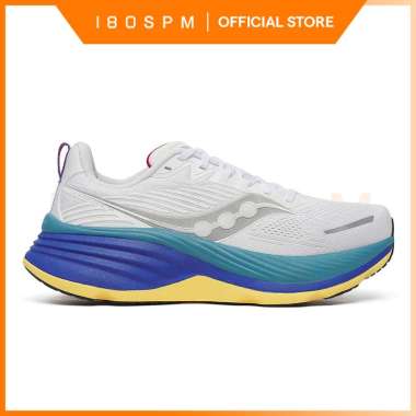 SAUCONY - Men's Hurricane 24 - White / Storm | Sepatu Lari Pria 44.5