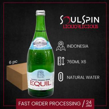 Equil Natural Mineral Water 760ml 1 Botol
