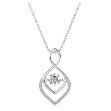 Calista Pendant WG - Kalung Crystal Swarovski by Her Jewellery