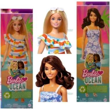 Barbie Doll Barbie Loves the Ocean Recycled Plastics MainanAnak (RANDOM)