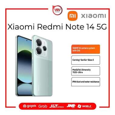 Hp Xiaomi Redmi Note 14 5G Ram 12GB Internal 512GB Garansi Resmi Green