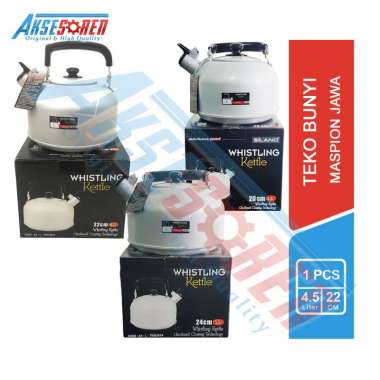 Teko Bunyi Silano Maspion / Whistling Kettle / Ceret Panci Siul Memasak Air 20cm, 22cm, 24cm / Teko
