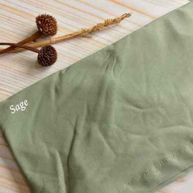 Jilbab Bergo Instan Jersey Syria Non Pet - Panjang dan Nyaman Sage