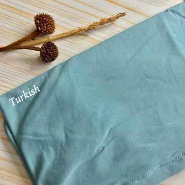 Jilbab Bergo Instan Jersey Syria Non Pet - Panjang dan Nyaman Turkish