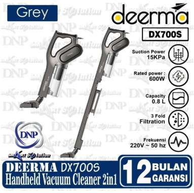 Vacuum Cleaner Deerma DX700 Multifunction Vacuum Cleaner Penyedot Debu - DX700S DX700S - Abu2