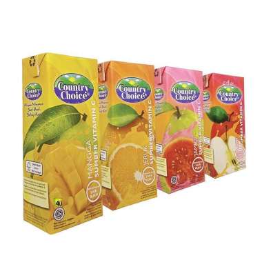 Country Choice Juice UHT 250 ml [KARTON isi 24pcs] Mix Rasa