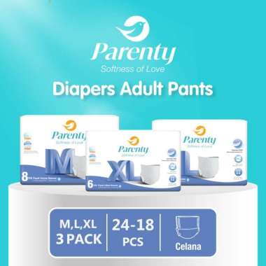 MAKUKU PARENTY ADULT PANTS SOFT DIAPERS | POPOK DEWASA CELANA L7