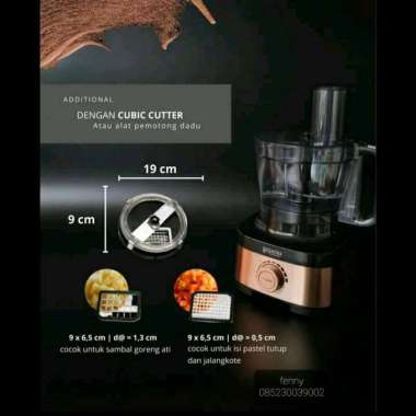 Food Processor Signora Cubic Cutter Signora Food Pro