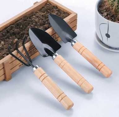 3 SET GARDENING PREMIUM MINI SHOVEL / SEKOP GARPU CANGKUL MINI SET SEKOP / CANGKUL / GARPU / PERAWAT
