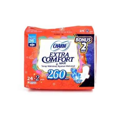 CHARM EXTRA COMFORT MAXI WING 8PADS